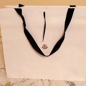 Moncler Shopping Bag large size white, see pics